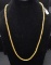 24K YELLOW GOLD 23 1/2 INCH FANCY LINK NECKLACE