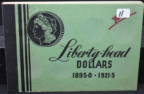 LIBERTY HEAD DOLLAR BOOK (10 COINS - 1895-1921)