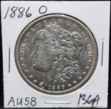 1886-0 MORGAN DOLLAR