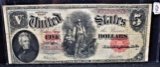 $5 U.S. LEGAL TENDER LARGE SIZE SERIES 1907