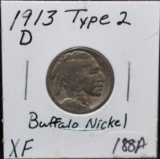 1913-D TYPE 2 BUFFALO NICKEL