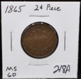 HIGH GRADE 1865 2 CENT PIECE