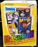 BOX OF 36 UNOPENED WAX SEALED 1989 DONRUSS CARDS
