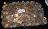 18 POUNDS OF MIXED FOREIGN COINS