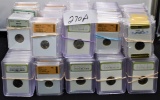 204 MIXED SLABBED COINS