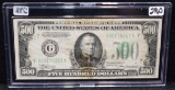 $500 FEDERAL RESERVE NOTE SERIES 1934