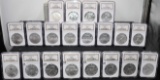 NGC BOX OF 20 MS69 1986 - 2005 SILVER EAGLES