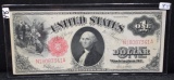 RARE $1 U.S. LEGAL TENDER RED SEAL LARGE SIZE