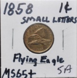 HIGH GRADE 1858 FLYING EAGLE PENNY