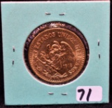 1918 TWENTY PESO GOLD COIN FROM SAFE DEPOSIT