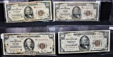 $100 & THREE $50 NATIONAL CURRENCY NOTES