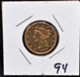 1897 $5 LIBERTY GOLD COIN FROM SAFE DEPOSIT