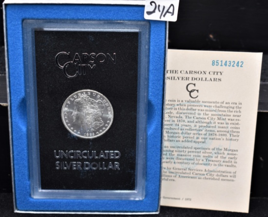 KEY 1885-CC GSA BLACK BOX MORGAN DOLLAR