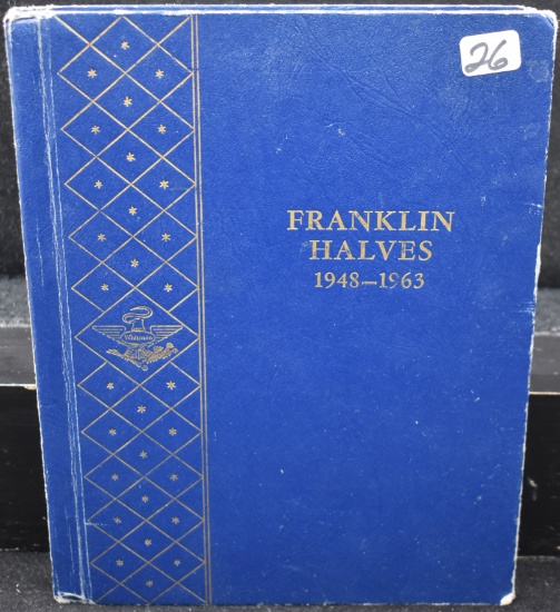 COMPLETE SET (1948-1963) FRANKLIN HALF DOLLARS