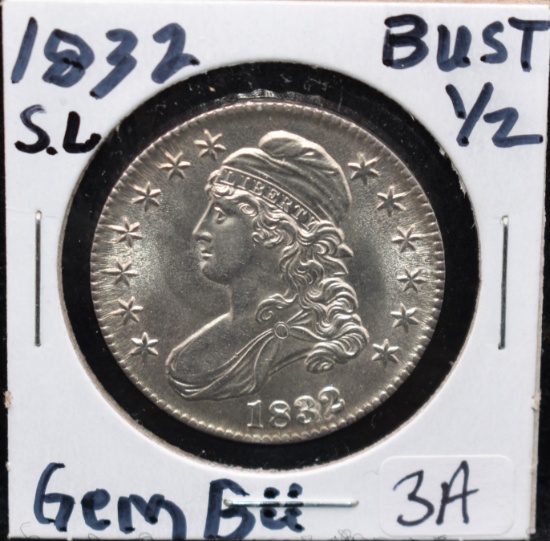1832 BUST HALF DOLLAR FROM SAFE'S