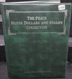 THE PEACE DOLLAR/STAMP COLLECTION