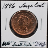 1846 (SMALL DATE) LARGE CENT