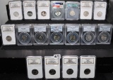 18 MIXED GRADED STATES QUARTERS