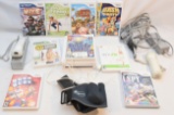 NINTENDO Wii CONSOLE WITH CONTROLLERS, GAMES
