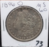 1896-0 MORGAN DOLLAR FROM SAFE'S