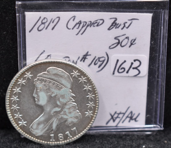 1817 CAPPED BUST HALF DOLLAR FROM SAFE DEPOSIT