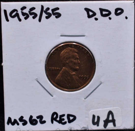 RARE 1955 DOUBLE DIE LINCOLN PENNY