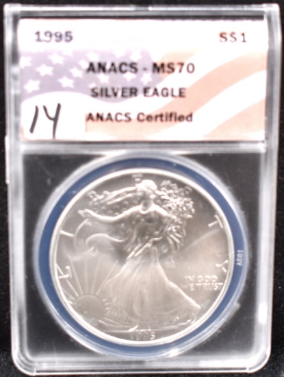 1995 AMERICAN EAGLE ANACS MS70