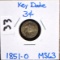 KEY DATE 1851-0 3 CENT SILVER
