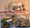 3 BAGS OF VINTAGE FASHION JEWELRY - MOST NECKLACES