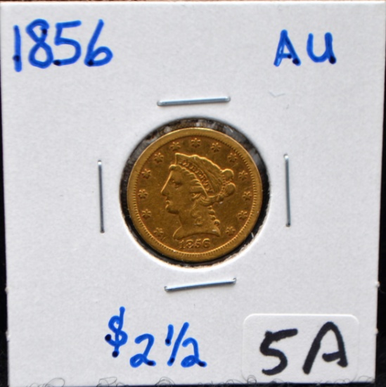 1856 $2 1/2 LIBERTY GOLD COIN