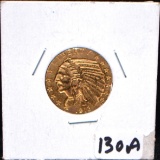 1913 $5 INDIAN HEAD GOLD COIN
