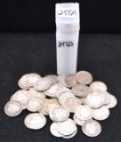 50 MIXED DATE & MINT BARBER DIMES