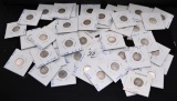 60 MIXED DATE & MINTS BARBER CARDED DIMES