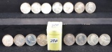 15 MIXED DATE CANADIAN SILVER DOLLARS