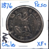 1896 CHILE SILVER PESO