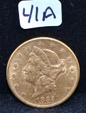 1883-S $20 LIBERTY HEAD GOLD COIN