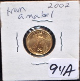 2002 1/10TH OUNCE AMERICAN GOLD EAGLE