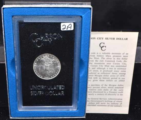 RARE KEY 1991-CC GSA BLACK BOX MORGAN DOLLAR