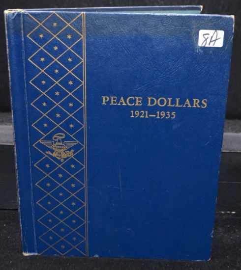 COMPLETE AIU/BU PEACE DOLLAR SET (1921- 1935)