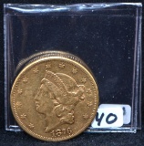 1876-S TYPE 2 $20 LIBERTY GOLD COIN