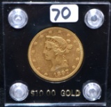 1897-S $10 LIBERTY GOLD COIN