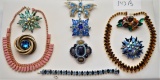 COLLECTION OF MULTI-COLORED FASHION JEWELRY