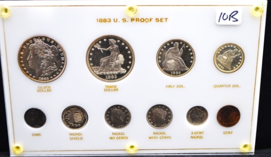 "EXTREMELY RARE 1883 PROOF SET"