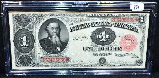 $1 TREASURY NOTE SERIES 1891 LARGE SIZE