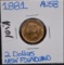 1882 $2 NEW FOUNDLAND GOLD COIN