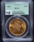 1904 $20 LIBERTY HEAD GOLD COIN - PCGS MS63