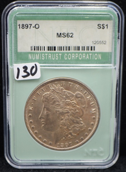 1897-0 MORGAN DOLLAR - NTC MS62
