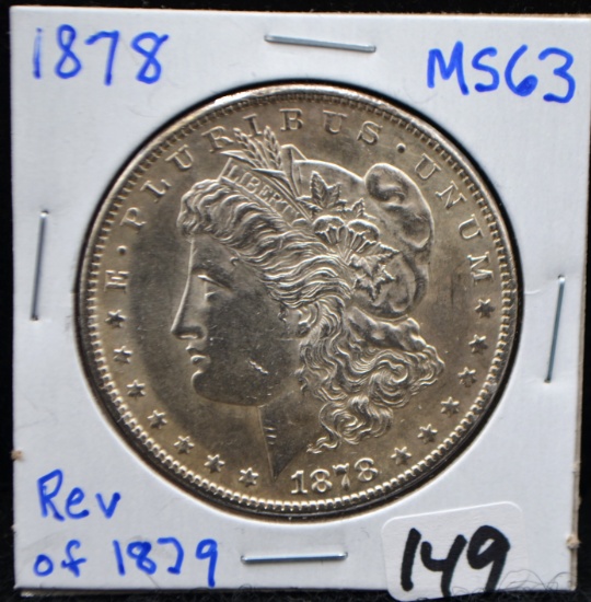 1878 7TF REV OF 1879 MORGAN DOLLAR