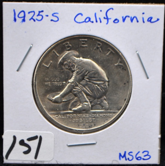 1925-S CALIFORNIA COMMEMORATIVE HALF DOLLAR