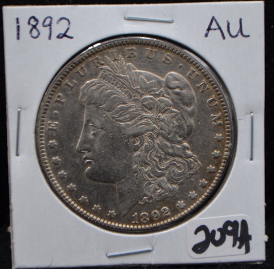 1892 MORGAN DOLLAR FROM LARGE COLLECTION